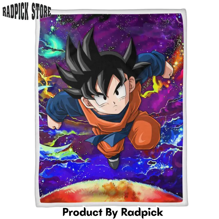 Dragon ball goten blanket custom anime galaxy style  rp0152116